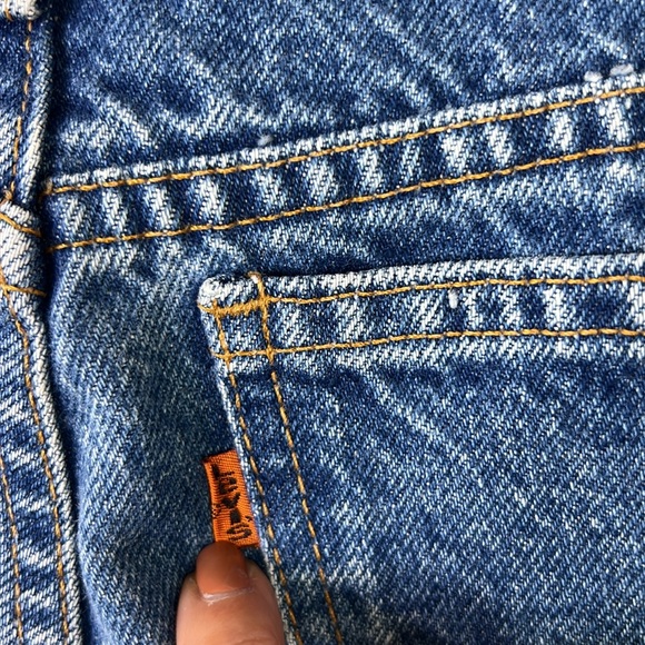 VTG ORANGE TAG LEVI’S WOMEN’S DENIM JEAN SZ 27 - Picture 3 of 7